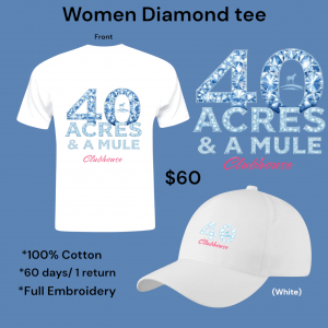 40 Acres & A Mule Clubhouse Women Diamond Tee