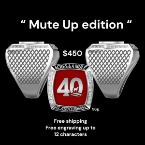 40 Acres & A Mule Mute Up Edition Ring