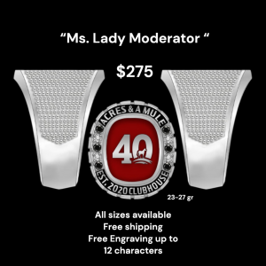 40 Acres & A Mule Ms. Lady Moderator Ring